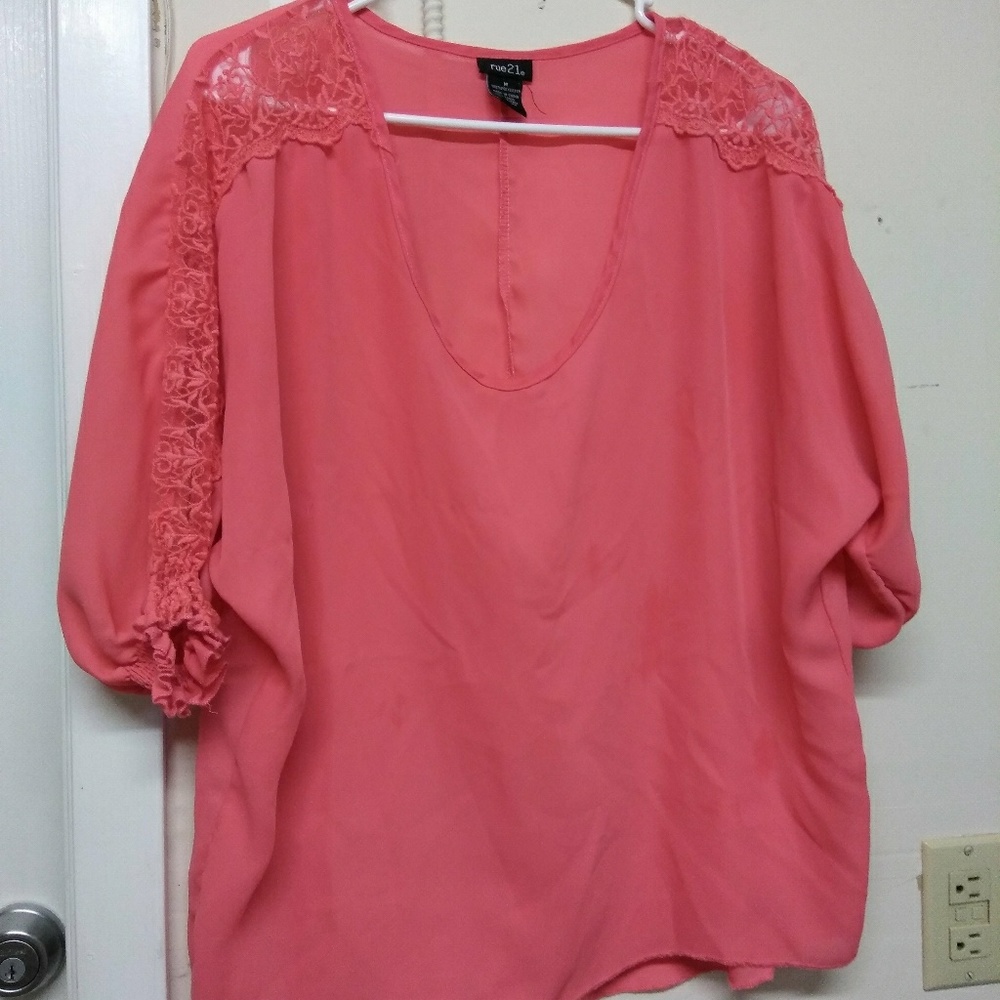 Pink blouse